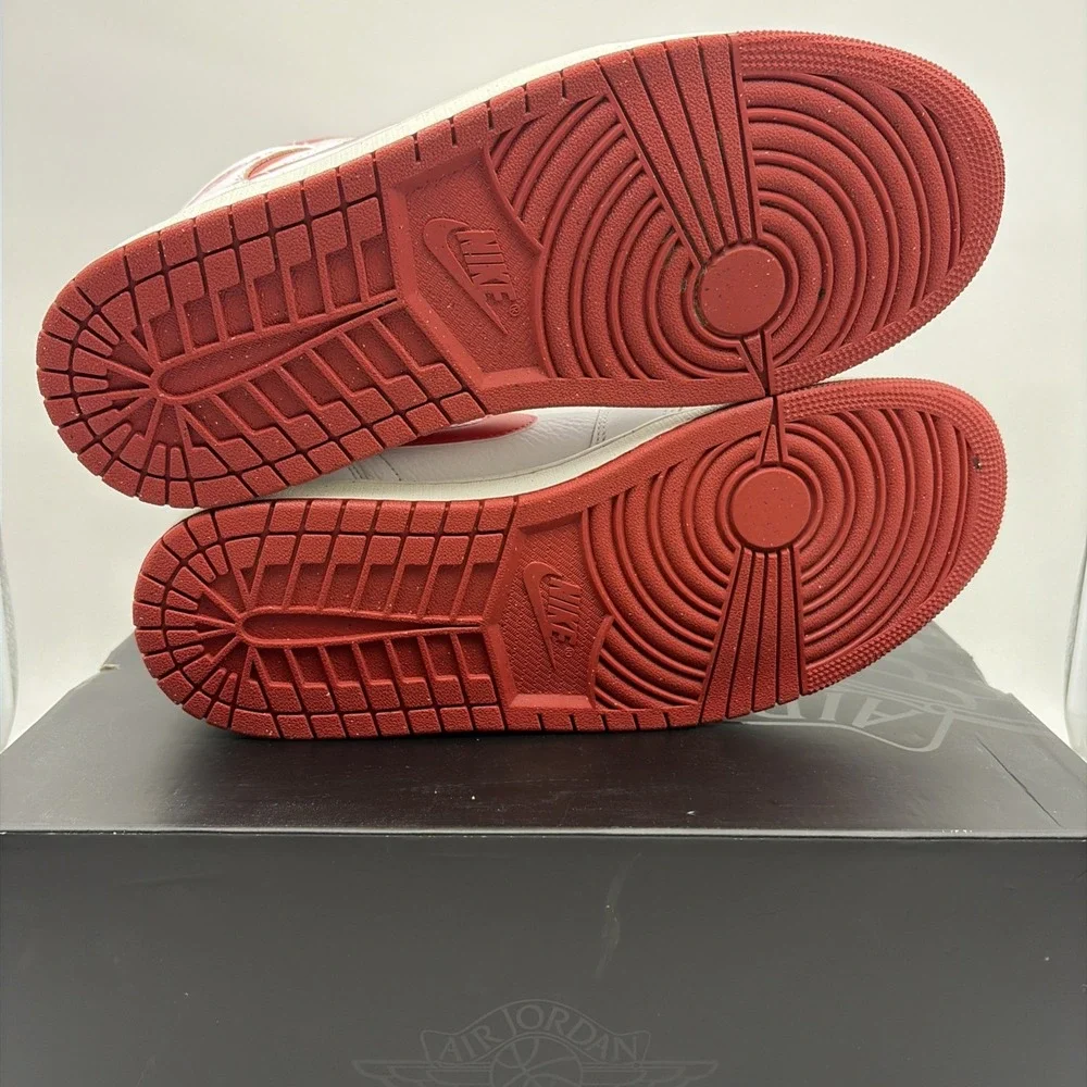 Size 12 - Air Jordan 1 SE Mid White Dune Red (FJ3458-160)